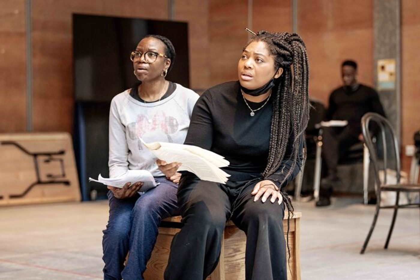 Photos: Go Inside Rehearsal for WEDDING BAND: A LOVE/HATE STORY IN BLACK AND WHITE  Image