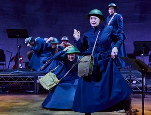 Chanel Karimkhani, Ellie Fishman, and ensemble Photo