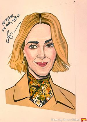 Sarah Paulson's caricature Photo