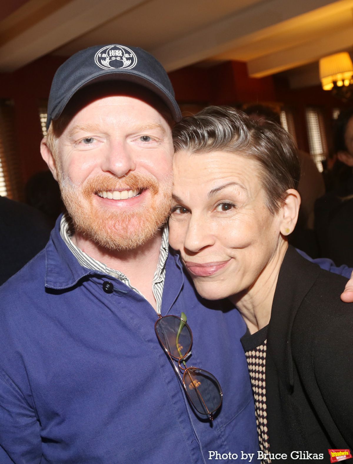 Jesse Tyler Ferguson and Kate Wilson at 