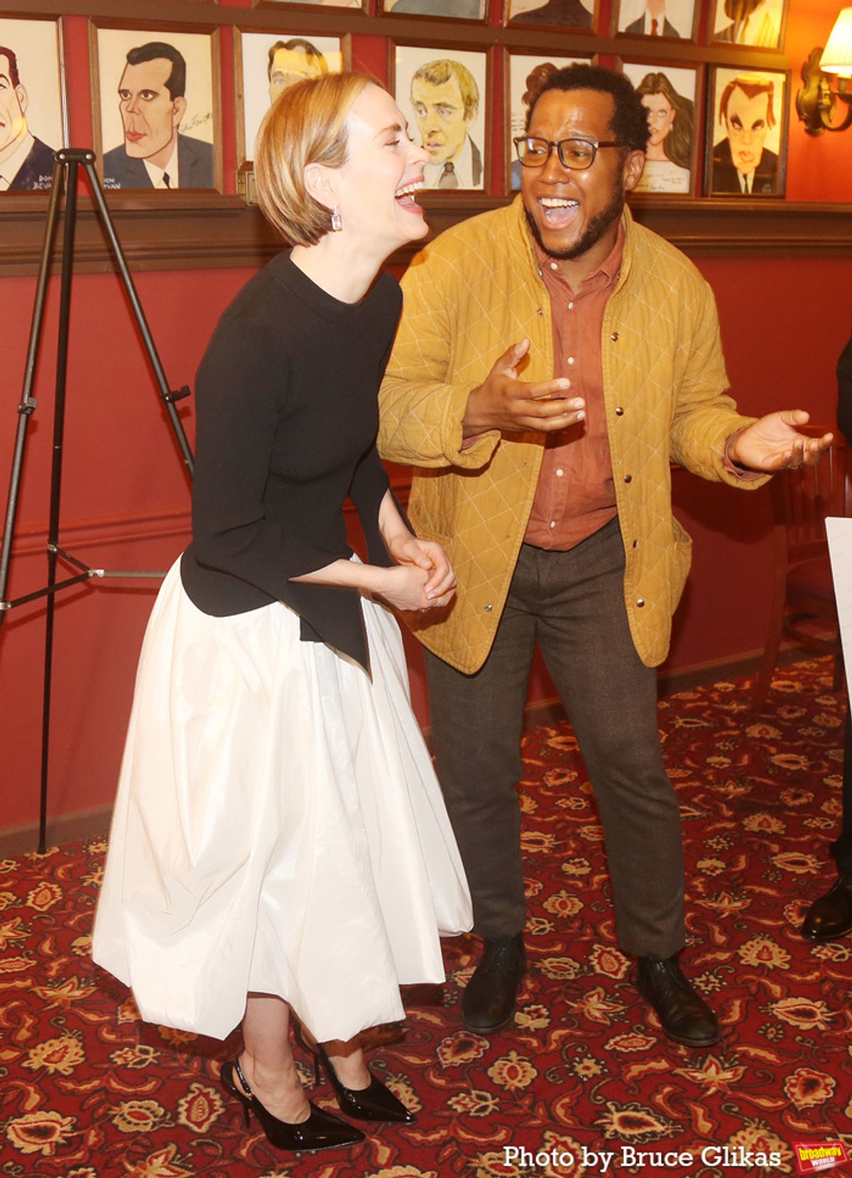 Sarah Paulson and Branden Jacobs-Jenkins at 