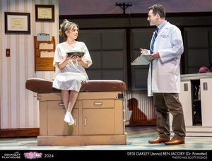 Desi Oakley and Ben Jacoby in the 2024 Ogunquit Playhouse Production of WAITRESS Photo