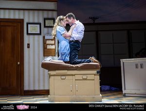 Desi Oakley and Ben Jacoby in the 2024 Ogunquit Playhouse Production of WAITRESS Photo