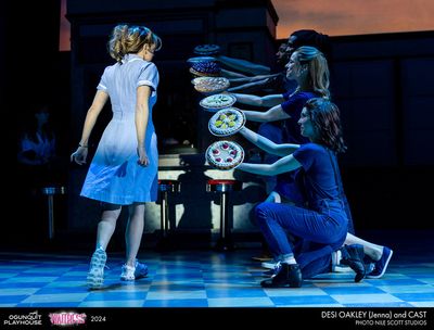 Desi Oakley and Cast in the 2024 Ogunquit Playhouse Production of WAITRESS Photo