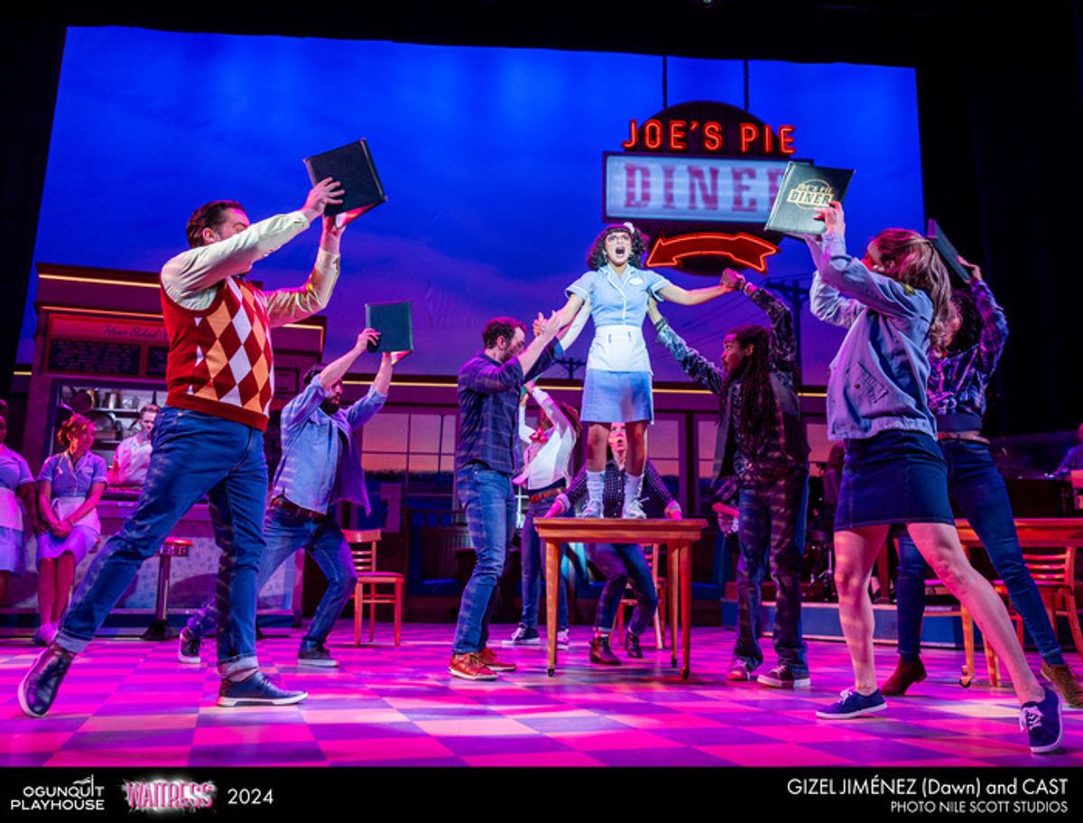 Gizel Jiménez and Cast in the 2024 Ogunquit Playhouse Production of WAITRESS at 