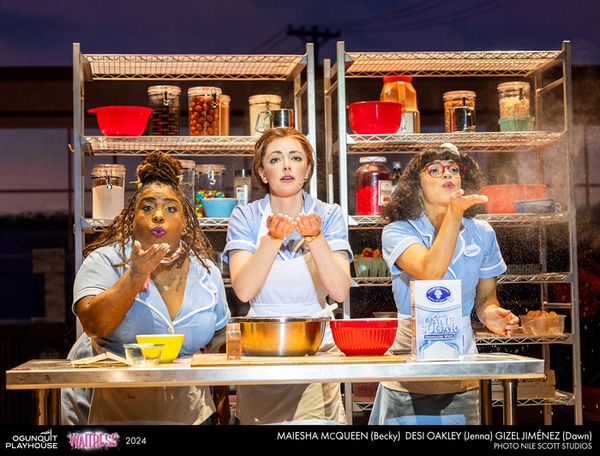 Maiesha McQueen, Desi Oakley, Gizel Jiménez in the 2024 Ogunquit Playhouse Producti Photo