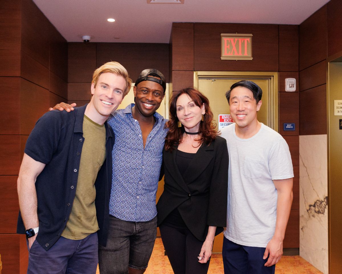 Billy Harrington Tighe, Josh Breckenridge, Marilu Henner, Raymond J. Lee at 