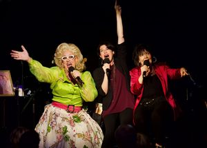 Doris Dear, Meg Flather and Lina Koutrakos @ BroadwayWorld Doris Dear, Meg Flather and Lina Koutrakos Photo