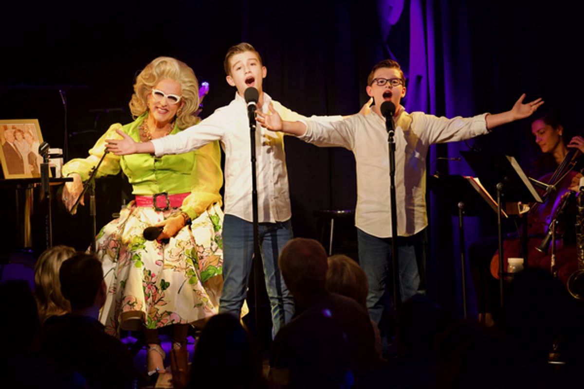 Doris Dear, Cooper daSilva and Connor daSilva at 