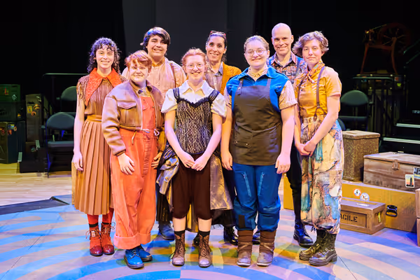 Josie VanSlyke, Shammen McCune and Matt Daniels and cast Photo
