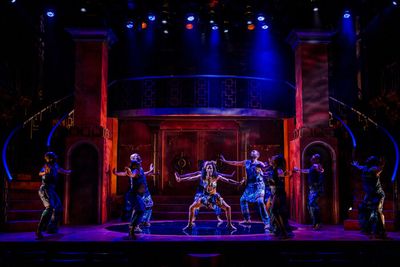 The cast of Folger Theatre’s production of Metamorphoses Photo