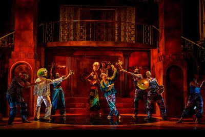 The cast of Folger Theatre’s production of Metamorphoses Photo