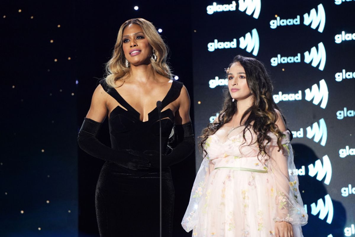 Laverne Cox and Jazz Jennings at 
