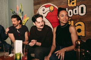 Chris Stack, Tom Pecinka, and guest @ BroadwayWorld Chris Stack, Tom Pecinka, and guest Photo