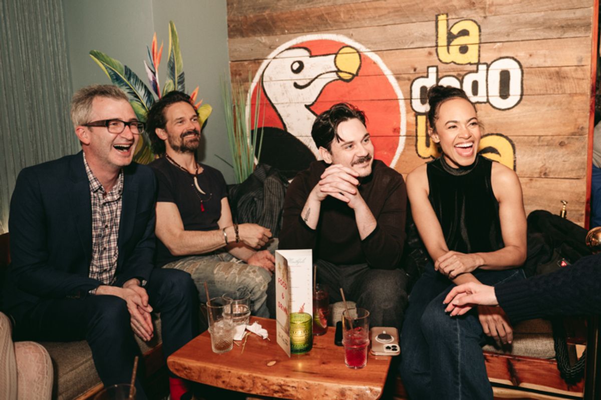 Daniel Aukin, Chris Stack, Tom Pecinka, and guest at 