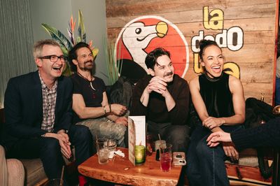 Daniel Aukin, Chris Stack, Tom Pecinka, and guest Photo