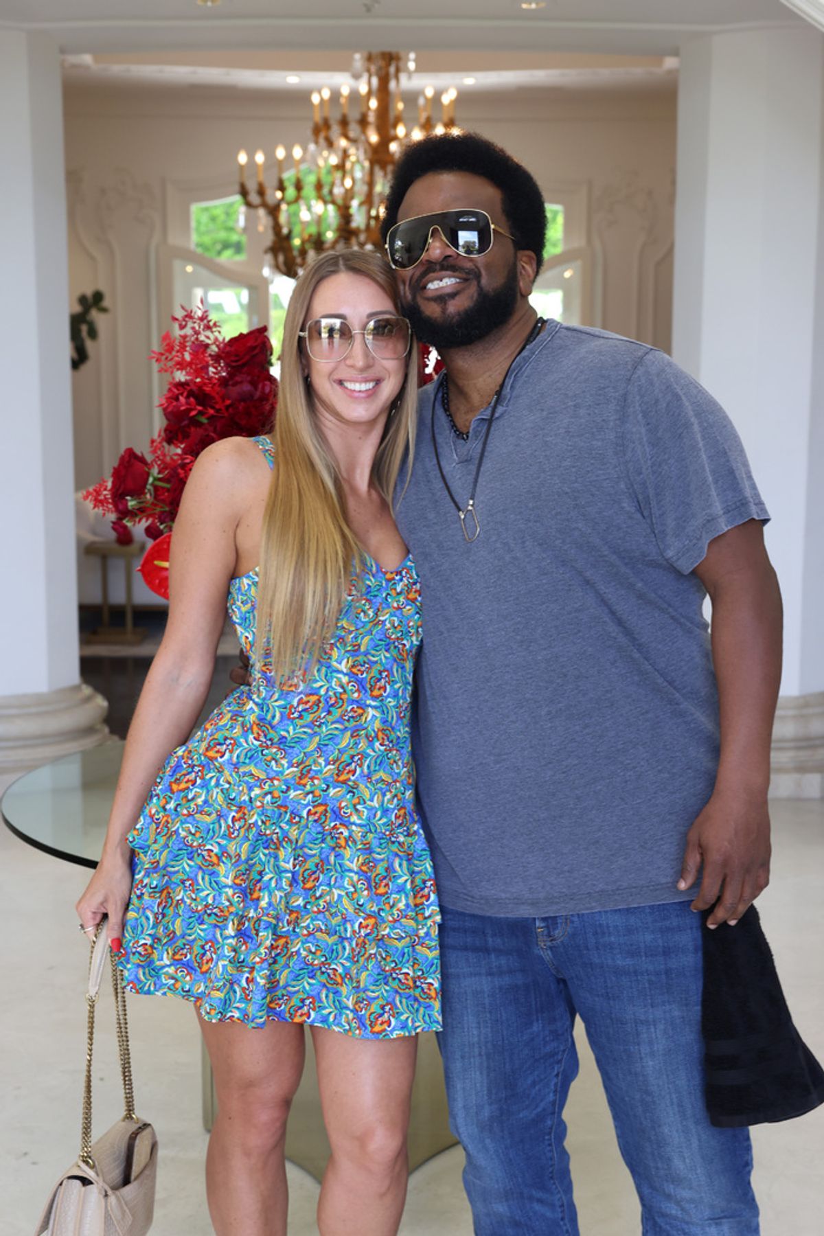 Craig Robinson and guest at 