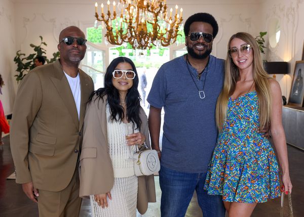 Chris Spencer and Vanessa Spencer, Craig Robinson, and Guest Photo