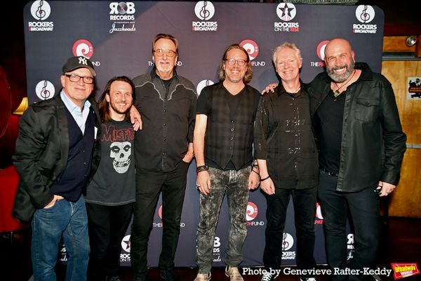 Donnie Kehr and Jeremey Schonfeld with the band Gerard Canonico, Gary Bristol, Logan  Photo