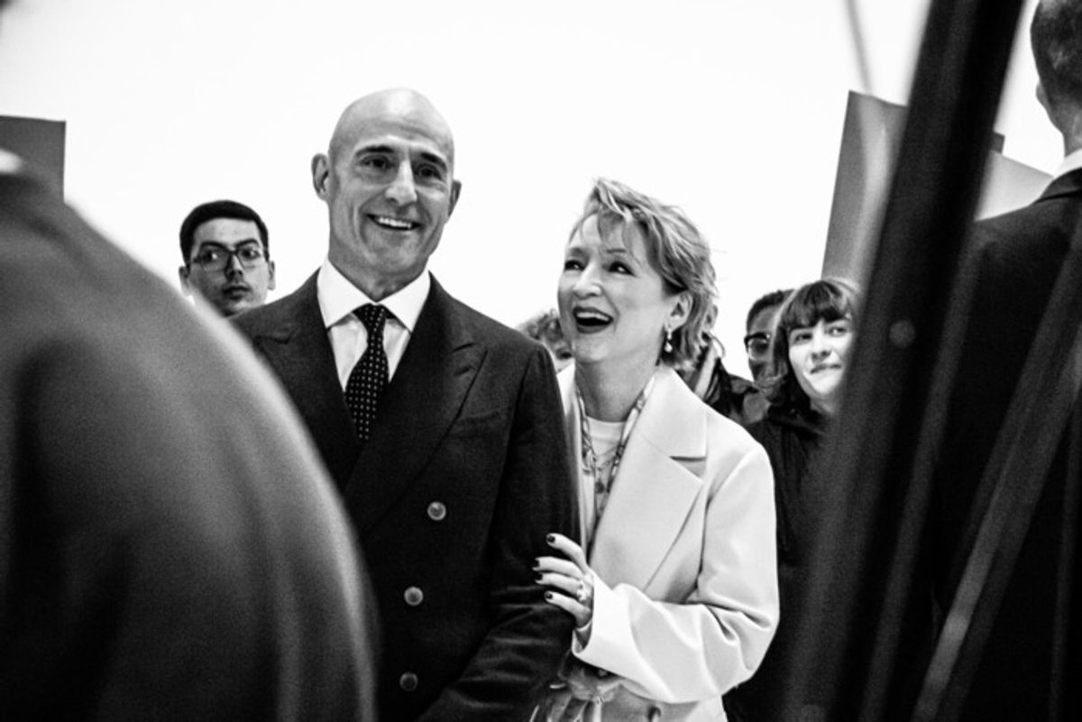 Mark Strong and Lesley Manville at 