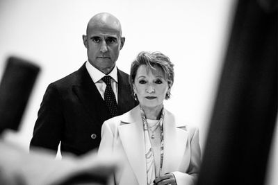Mark Strong and Lesley Manville Photo