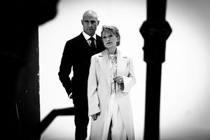 Mark Strong and Lesley Manville @ BroadwayWorld Mark Strong and Lesley Manville Photo