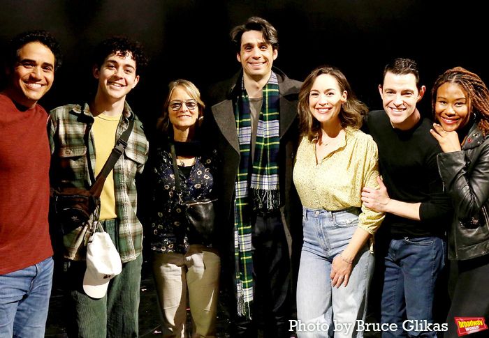 Photos: Jodie Foster Stops By THE WHO'S TOMMY — photo 1 of 3