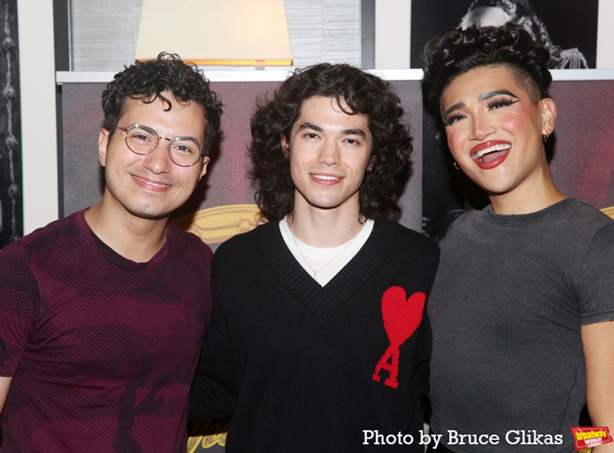 Philippe Arroyo, Conan Gray and Justin David Sullivan at 