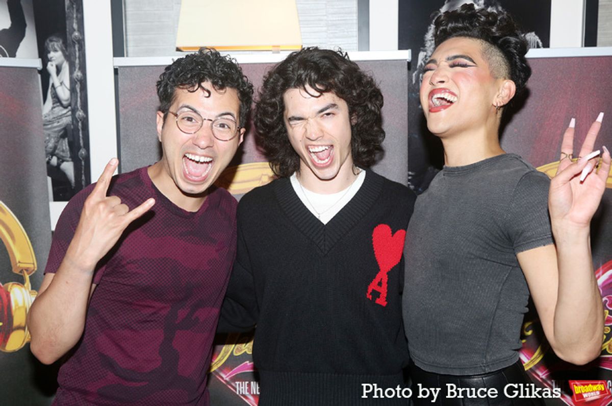 Philippe Arroyo, Conan Gray and Justin David Sullivan at 