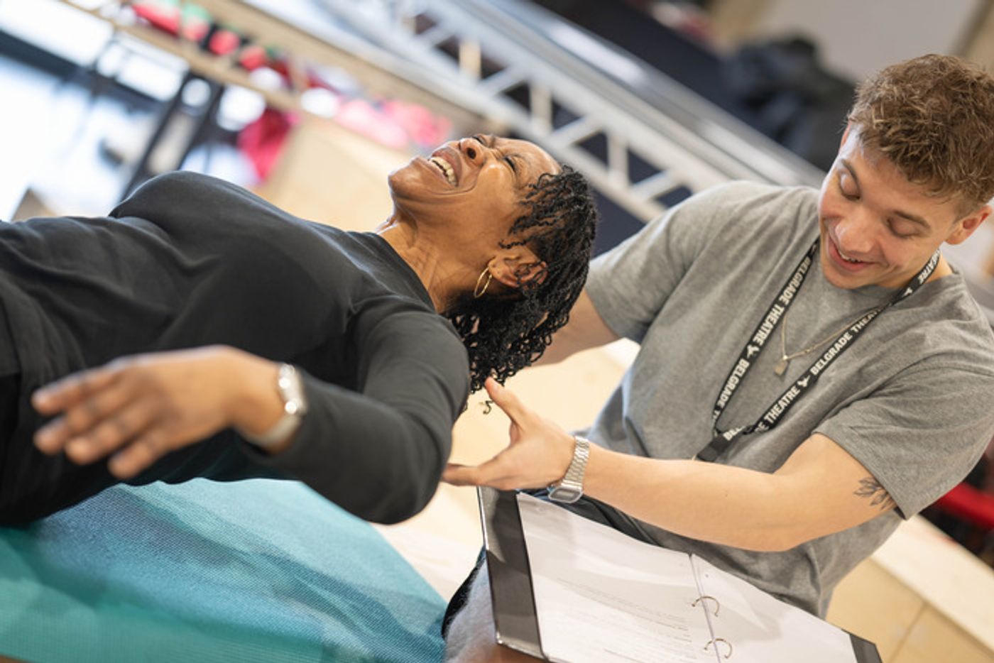 Photos: Inside Rehearsal For SWIM, AUNTY, SWIM! at the Belgrade Coventry Photos: Inside Rehearsal For SWIM, AUNTY, SWIM! at the Belgrade Coventry Image