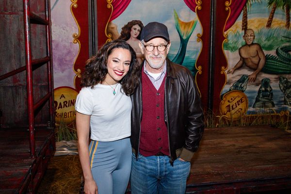 Isabelle McCalla and Steven Spielberg Photo