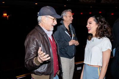 Steven Spielberg and Isabelle McCalla Photo