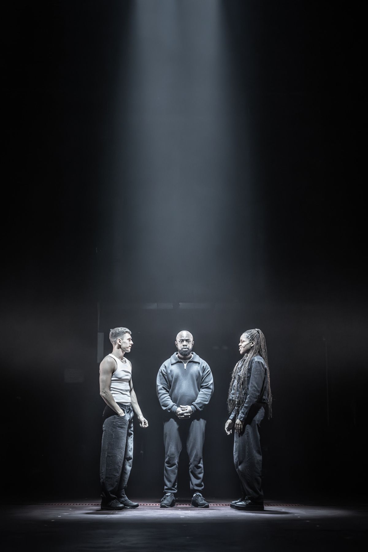 Tom Holland, Michael Balogun, and & Francesca Amewudah-Rivers at 