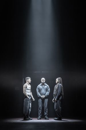 Tom Holland, Michael Balogun, and & Francesca Amewudah-Rivers Photo