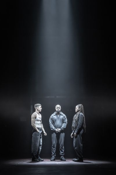Tom Holland, Michael Balogun, and & Francesca Amewudah-Rivers Photo
