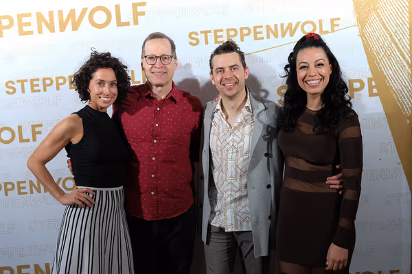 ensemble members  Audrey Francis and Tim Hopper with Nate Santana and Paloma Nozicka Photo