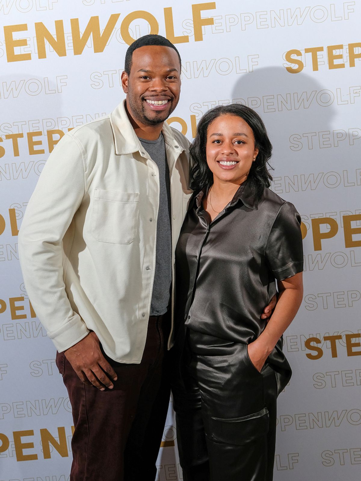 Definition Theatre Founding Artistic Director/Purpose Associate Director Tyrone Phillips and TimeLine Theatre Director of Major Gifts Chelsea Phillips at 