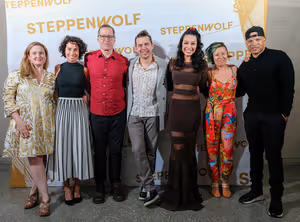 Steppenwolf Executive Director Brooke Flanagan, The Thanksgiving Play cast members Au Photo