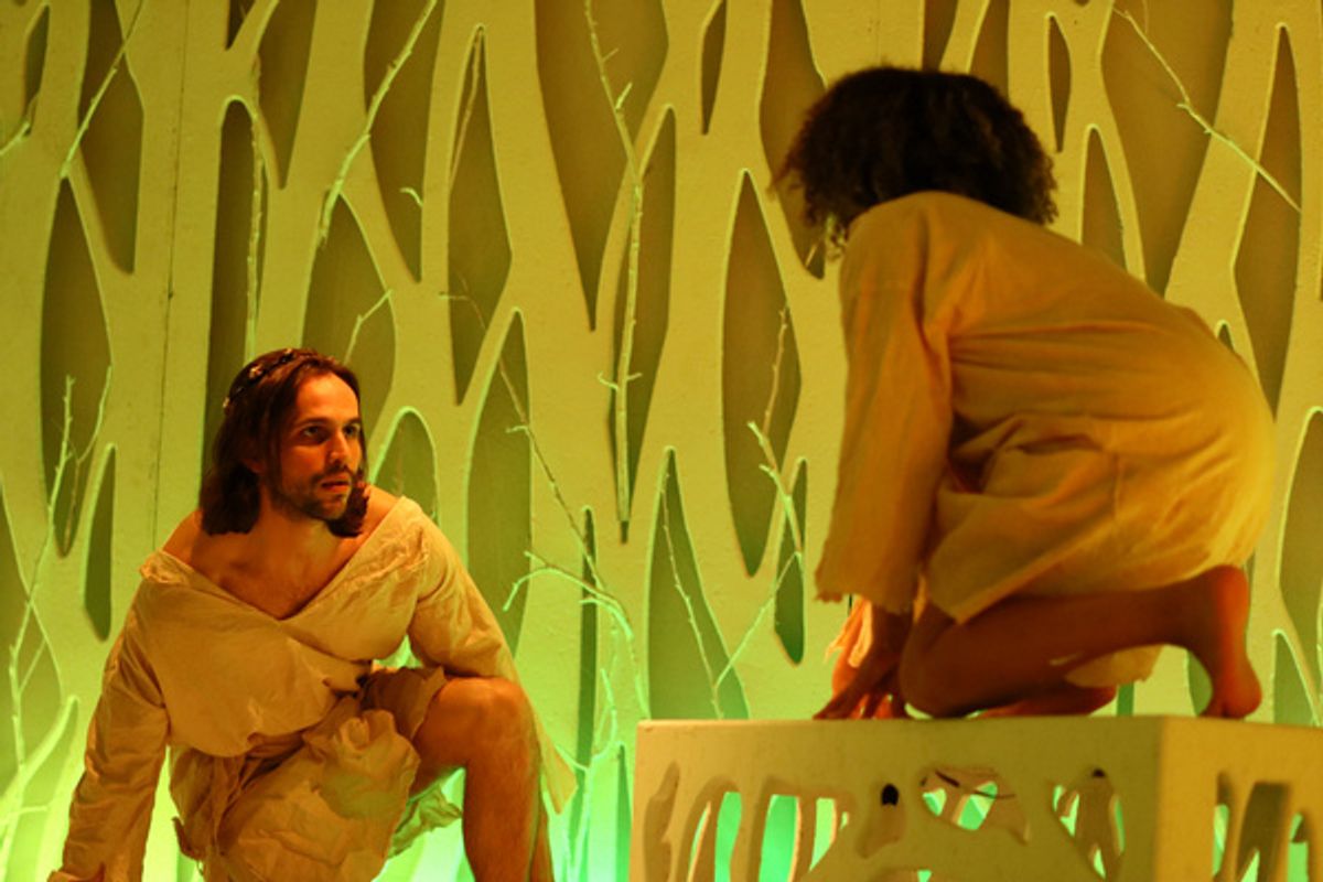 Pablo Caldero?n-Santiago and Shani Matoaka Beky  at 