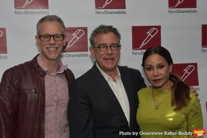 Adam Pascal, Michael Greif and Daphne Rubin-Vega Photo