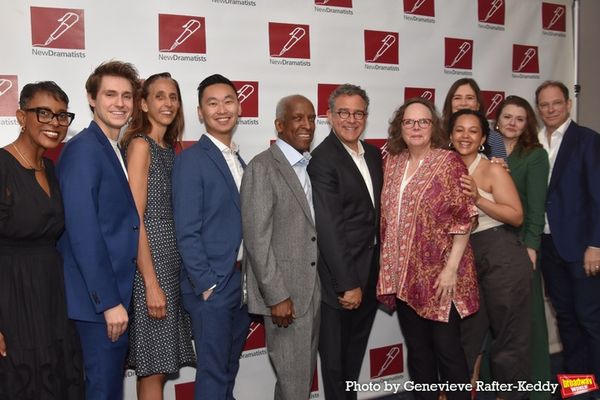 Cast and Creative Members of The Notebook-Schele Williams, John Cardoza, Victoria Nav Photo