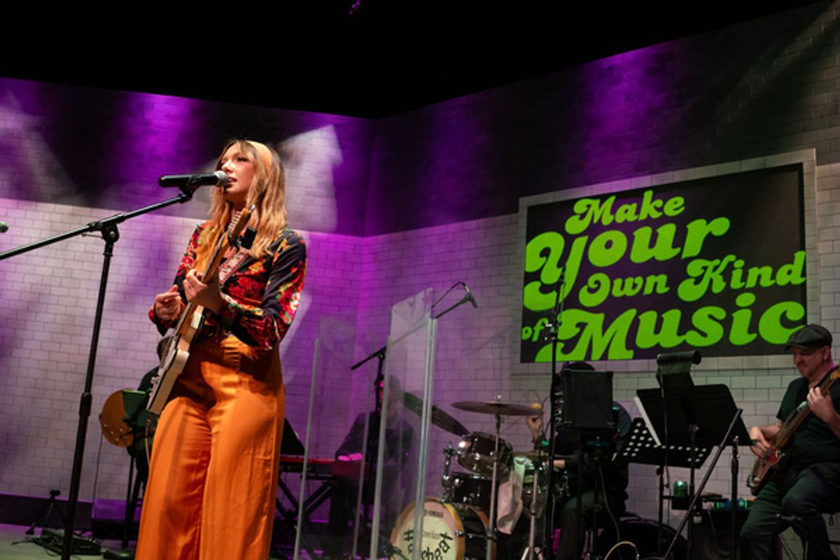 Rainee Blake sing Coyote by Joni Mitchell in Make Your Own Kind of Music at Rubicon Theatre Company at 