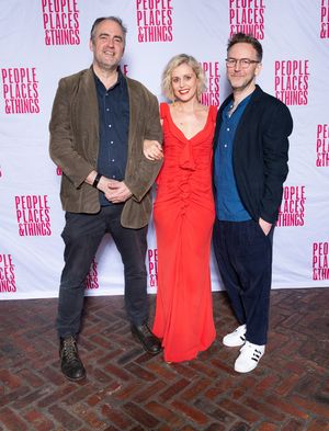 Jeremy Herrin, Denise Gough & Duncan Macmillan @ BroadwayWorld
Jeremy Herrin, Denise Gough & Duncan Macmillan Photo