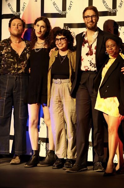 (L-R) James Clements Jacqueline Scaletta, Coral Cohen, Sam Hood Adrain and Shani Mato Photo