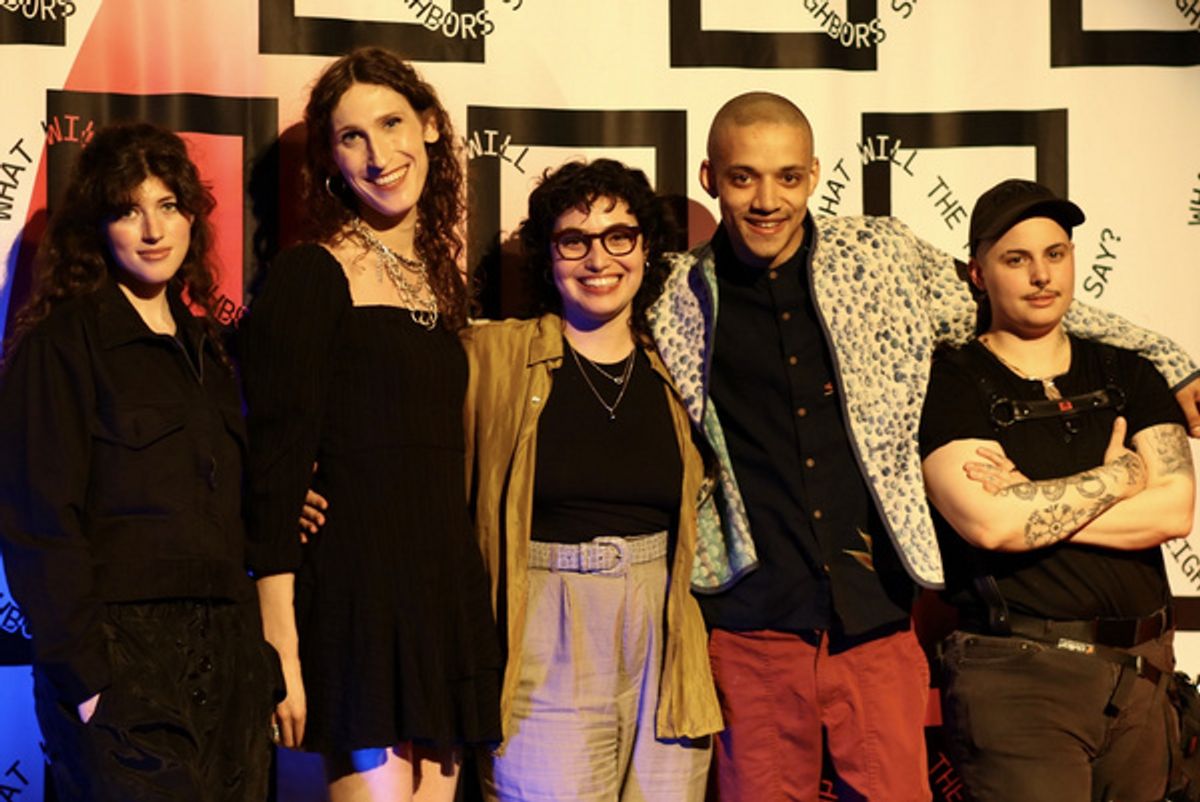 (L-R) Elizabeth Shevelev, Jacqueline Scaletta, Coral Cohen, Miles Giordani and Cosette Pin at 