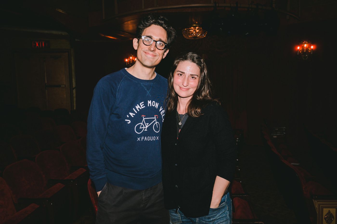 Photos: Sara Bareilles and Joe Tippett Stop By ILLINOISE On Broadway  Image