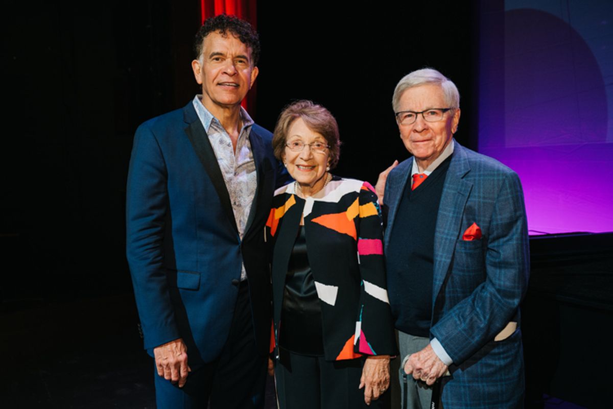 Brian Stokes Mitchell with Judy and Leo Zickler at 