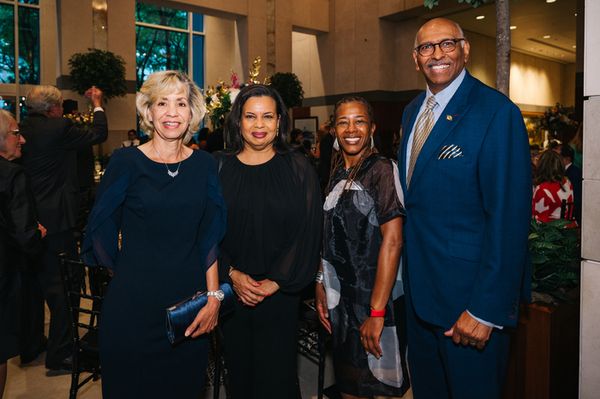 Andrea Steele, Micheline Kennedy, and Round House Theatre Trustees Joy Lewis and Mich Photo