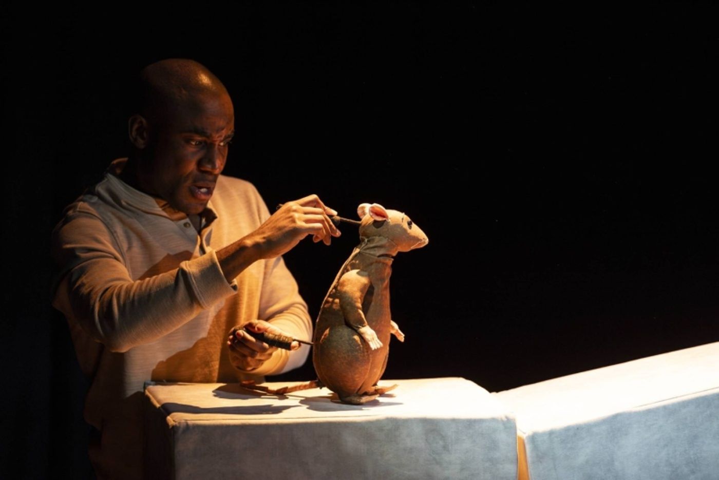 VIDEO: Behind the scenes of THE CURIOUS RAT at the Little Angel Studio VIDEO: Behind the scenes of THE CURIOUS RAT at the Little Angel Studio Image