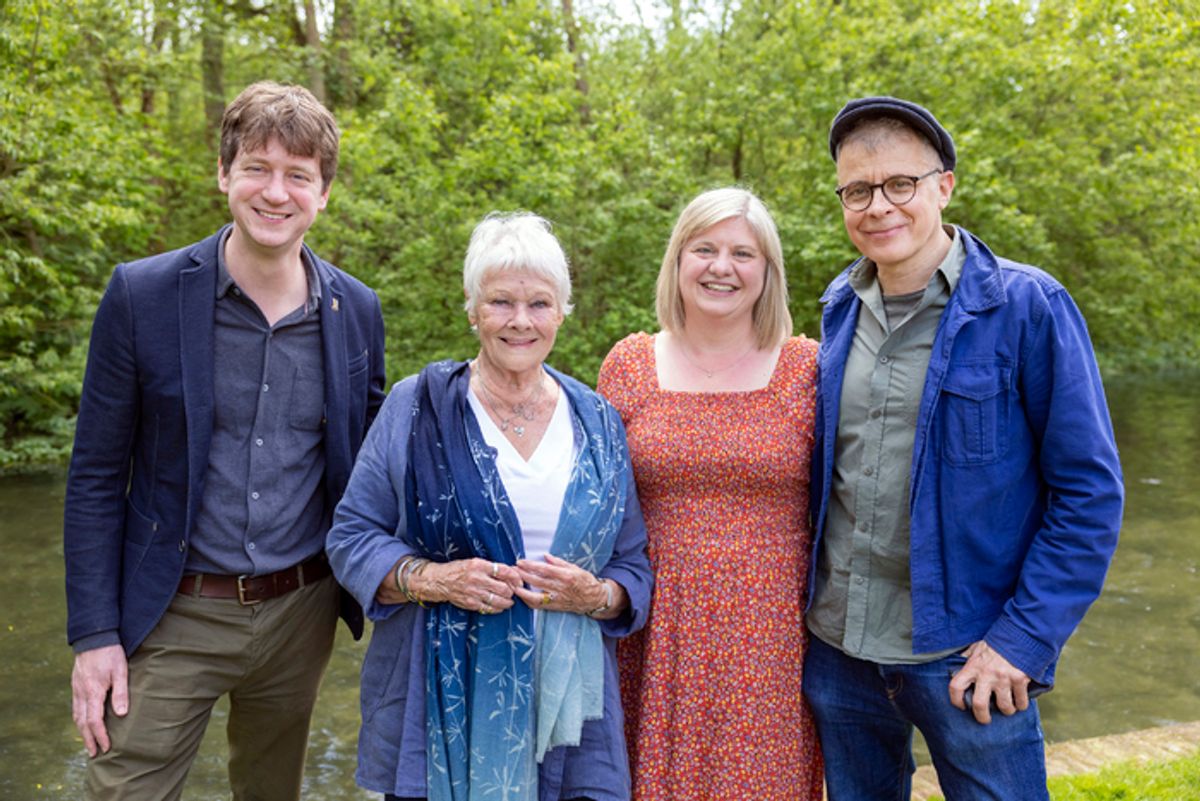 Judi Dench and guests at 
